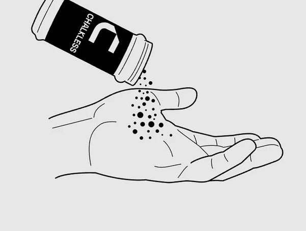 Dispense a small amount on dry hands